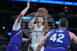 Jazz Spurs Basketball