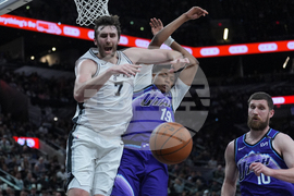 Jazz Spurs Basketball