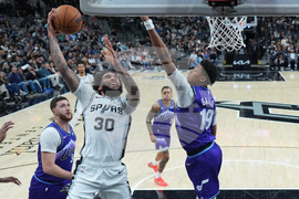 Jazz Spurs Basketball