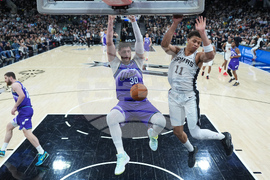 Jazz Spurs Basketball