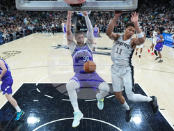 Jazz Spurs Basketball