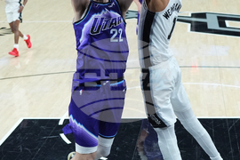 Jazz Spurs Basketball