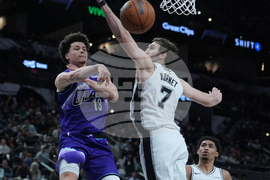 Jazz Spurs Basketball