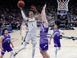 Jazz Spurs Basketball