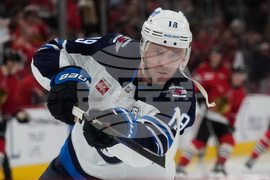 Jets Blackhawks Hockey