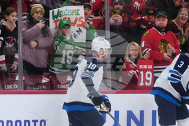 Jets Blackhawks Hockey