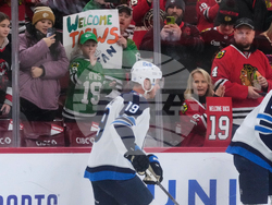 Jets Blackhawks Hockey