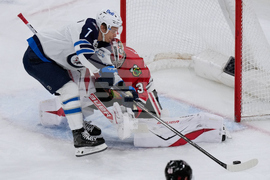 Jets Blackhawks Hockey