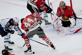 Jets Blackhawks Hockey