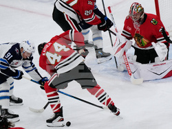 Jets Blackhawks Hockey