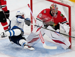 Jets Blackhawks Hockey