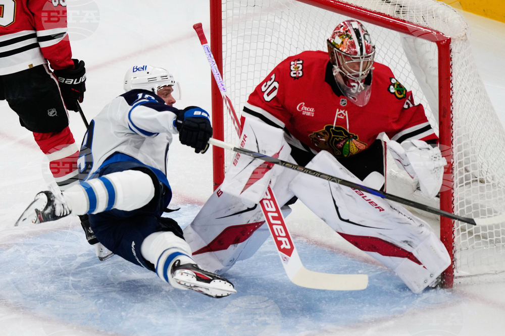 Jets Blackhawks Hockey