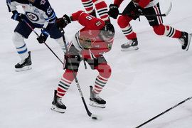 Jets Blackhawks Hockey