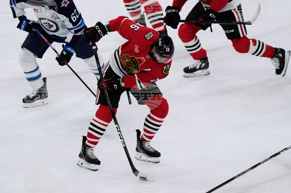 Jets Blackhawks Hockey