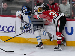 Jets Blackhawks Hockey