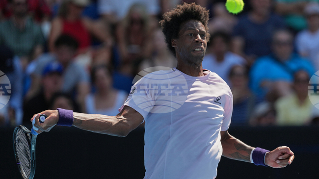 Дойдох да се забавлявам, призна Гаел Монфис след последния си мач на Откритото първенство на Австралия