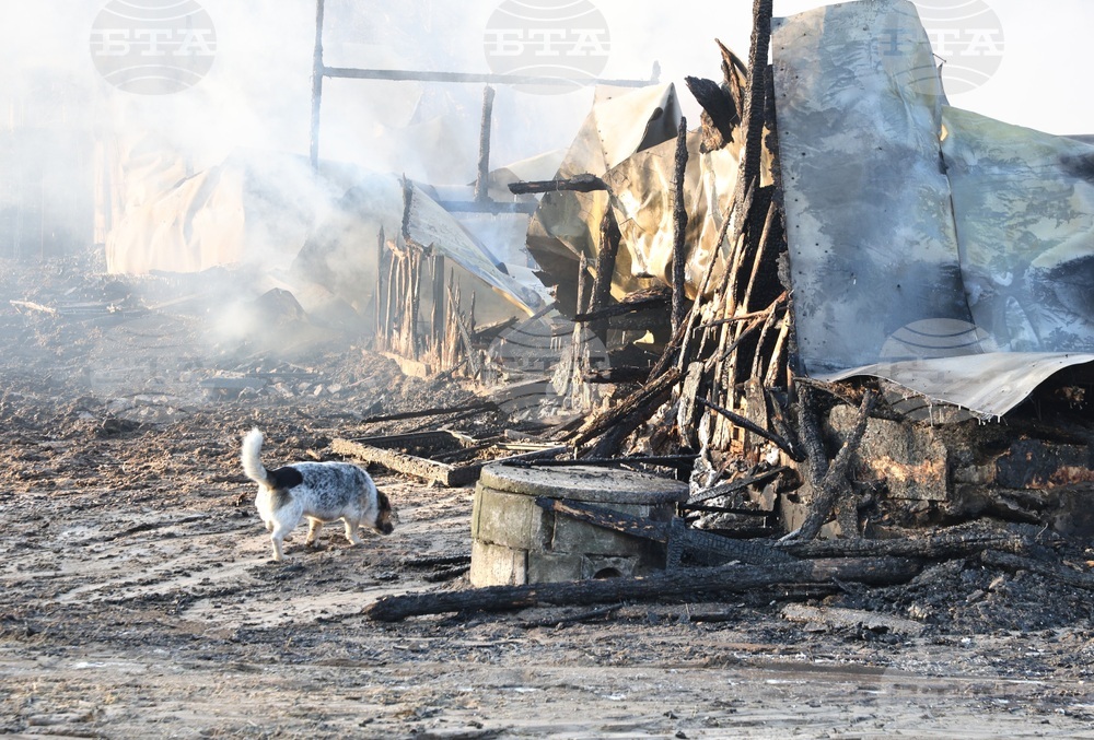 Варна - конна база „Фанагория“ - пожар