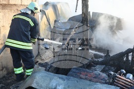 Варна - конна база „Фанагория“ - пожар