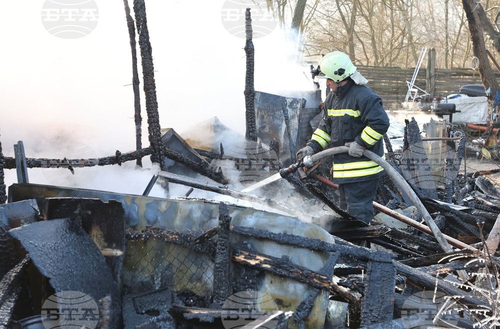 Варна - конна база „Фанагория“ - пожар