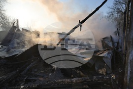 Варна - конна база „Фанагория“ - пожар