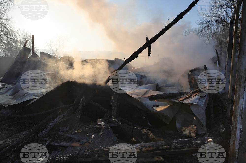 Варна - конна база „Фанагория“ - пожар