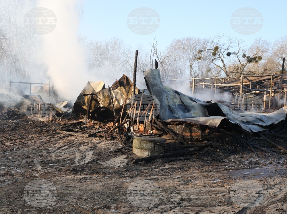 Варна - конна база „Фанагория“ - пожар