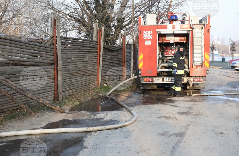 Варна - конна база „Фанагория“ - пожар