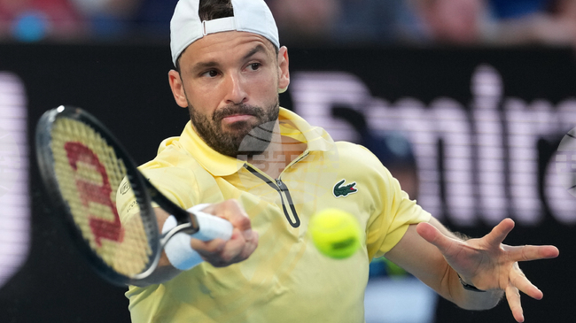 Григор Димитров отпадна в първия кръг на Откритото първенство на Австралия по тенис