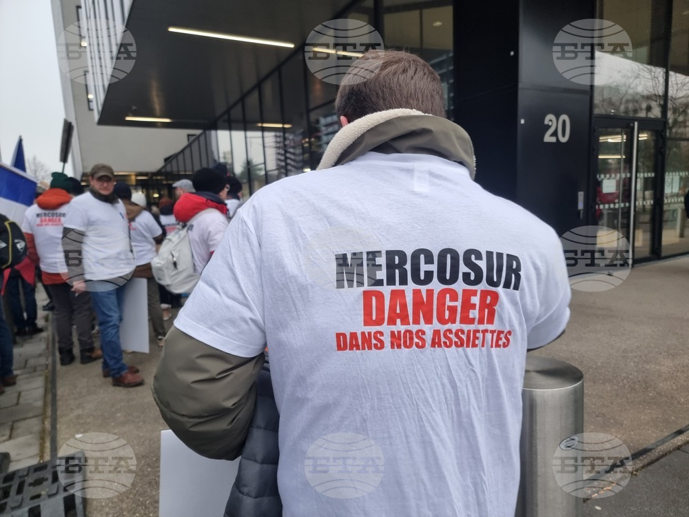 Франция - Страсбург - Европейски парламент - земеделци - протест