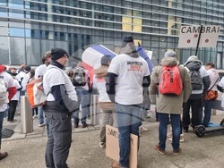 Франция - Страсбург - Европейски парламент - земеделци - протест