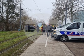 Франция - Страсбург - Европейски парламент - земеделци - протест