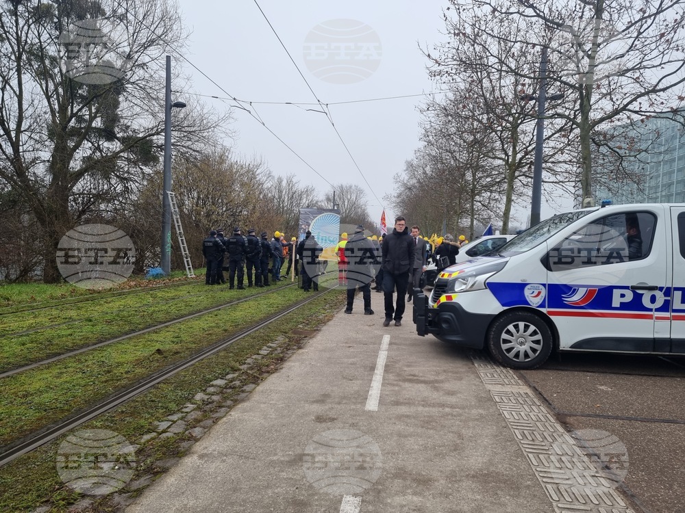 Франция - Страсбург - Европейски парламент - земеделци - протест