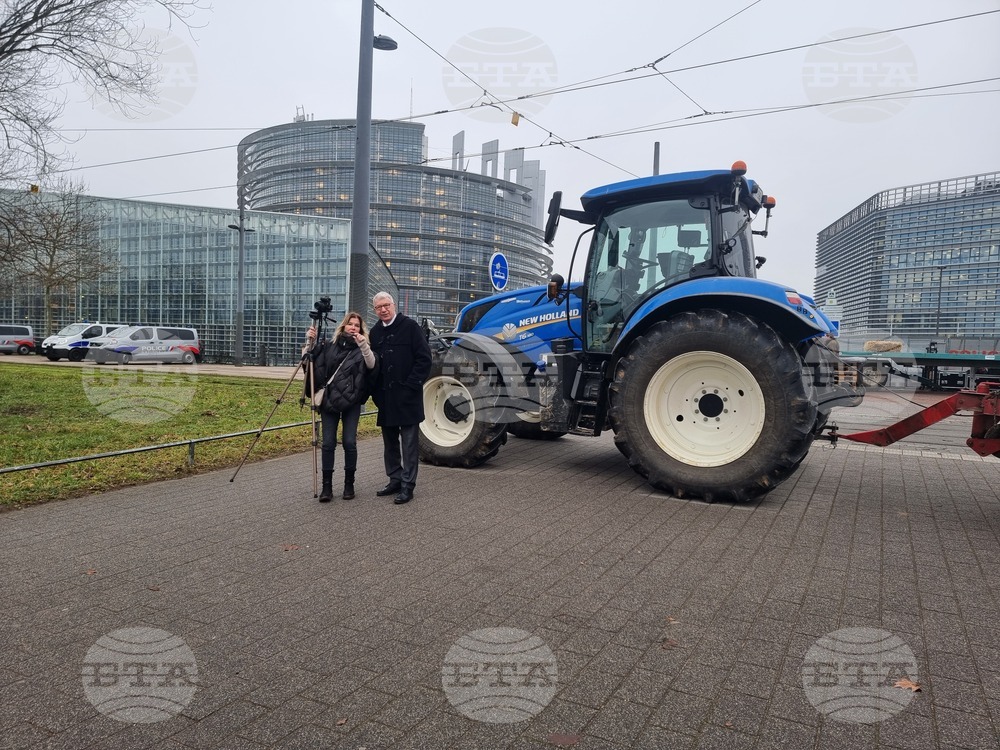 Франция - Страсбург - Европейски парламент - земеделци - протест