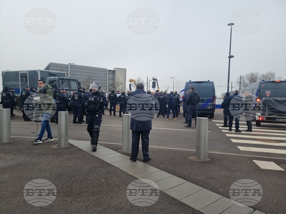Франция - Страсбург - Европейски парламент - земеделци - протест