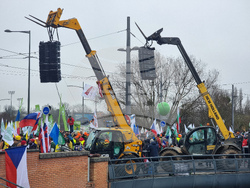 Франция - Страсбург - фермери - протест