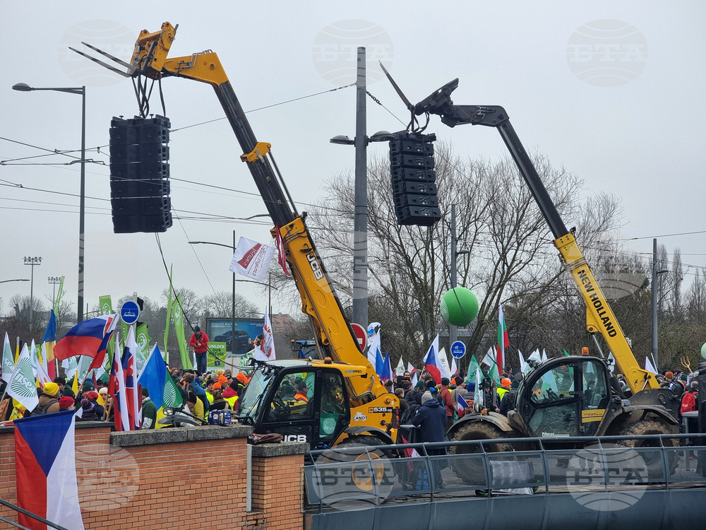 Франция - Страсбург - фермери - протест