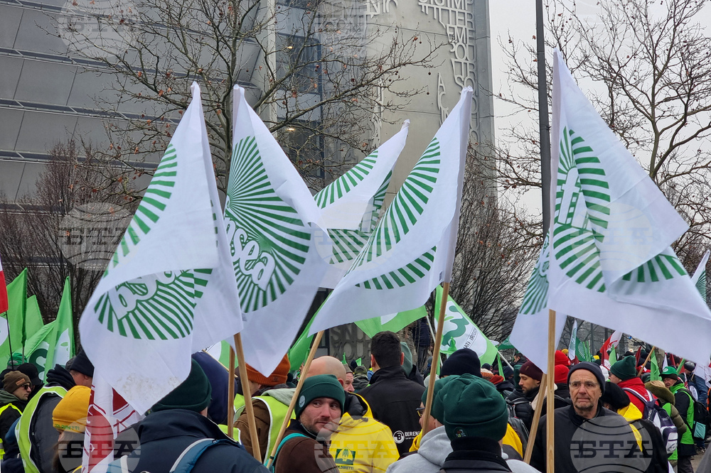 Франция - Страсбург - фермери - протест