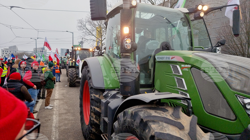 Франция - Страсбург - фермери - протест
