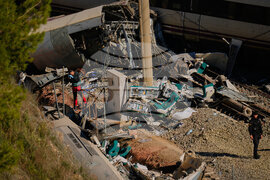 APTOPIX Spain Train Crash