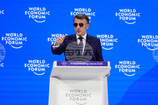 Тръмп се подигра на Макрон, който според него „се направи на корав“ в Давос