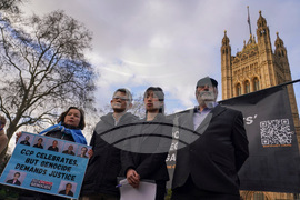 Britain China Embassy Protest