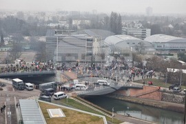 Франция - Страсбург - земеделци - протест
