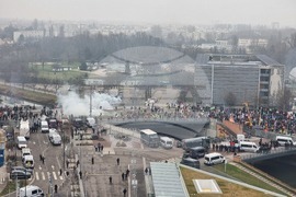 Франция - Страсбург - земеделци - протест