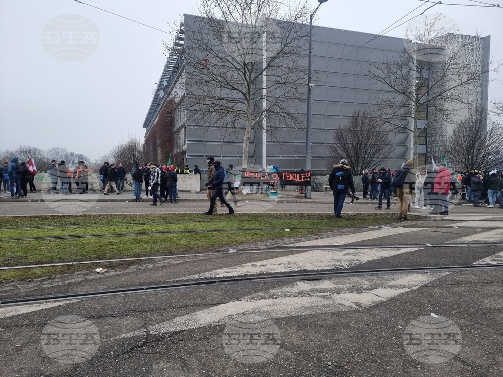 Франция - Страсбург - земеделци - протест