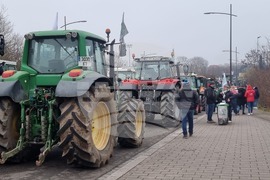 Франция - Страсбург - земеделци - протест