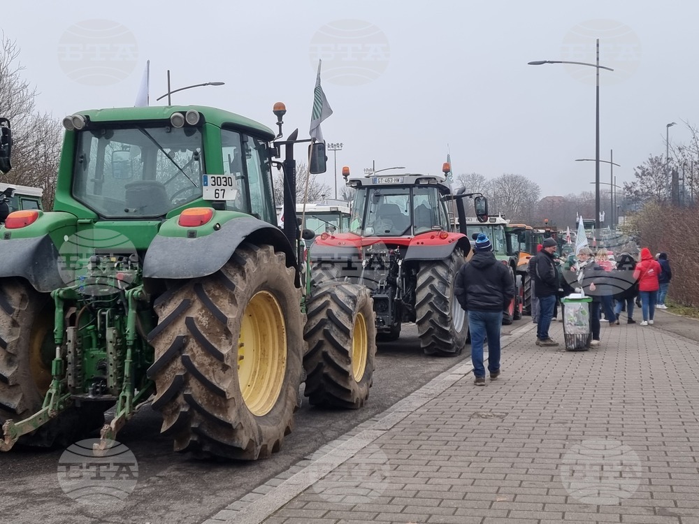 Франция - Страсбург - земеделци - протест