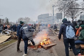 Франция - Страсбург - земеделци - протест