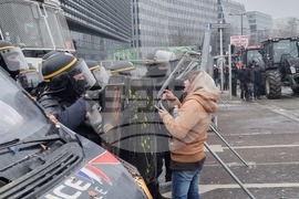 Франция - Страсбург - земеделци - протест