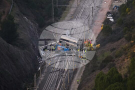 APTOPIX Spain Train Crash