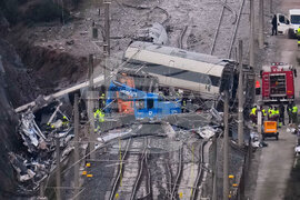 APTOPIX Spain Train Crash